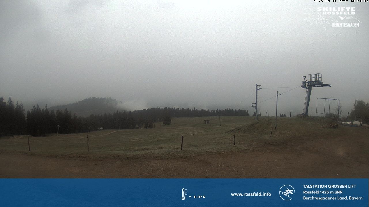 Archiv Foto Webcam Skigebiet Rossfeld: Großer Lift