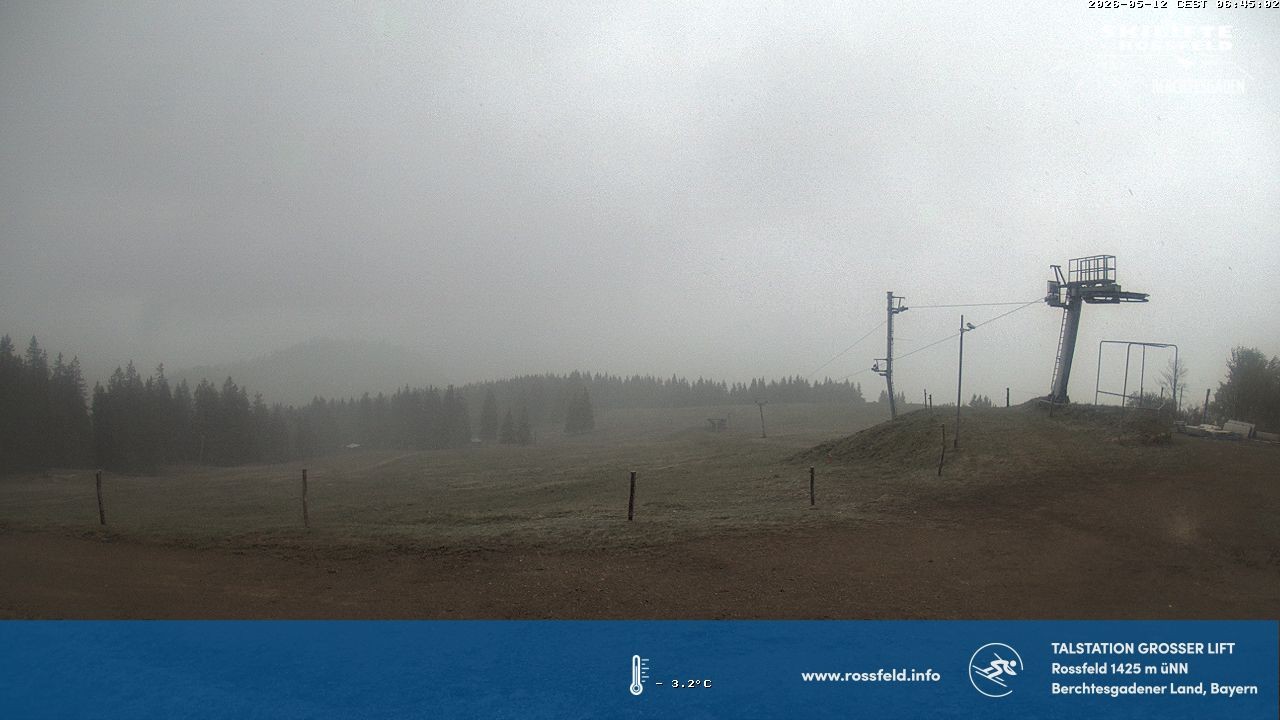 Archiv Foto Webcam Skigebiet Rossfeld: Großer Lift