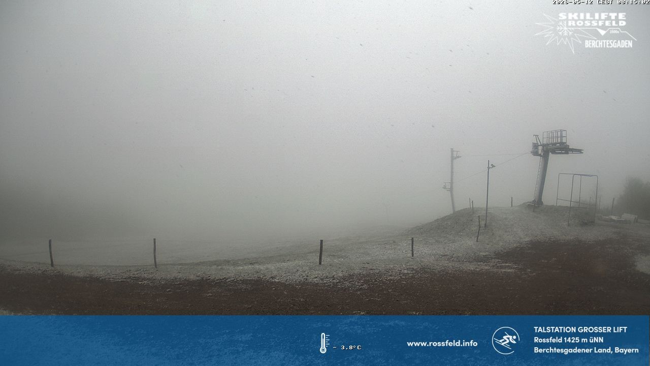 Archiv Foto Webcam Skigebiet Rossfeld: Großer Lift