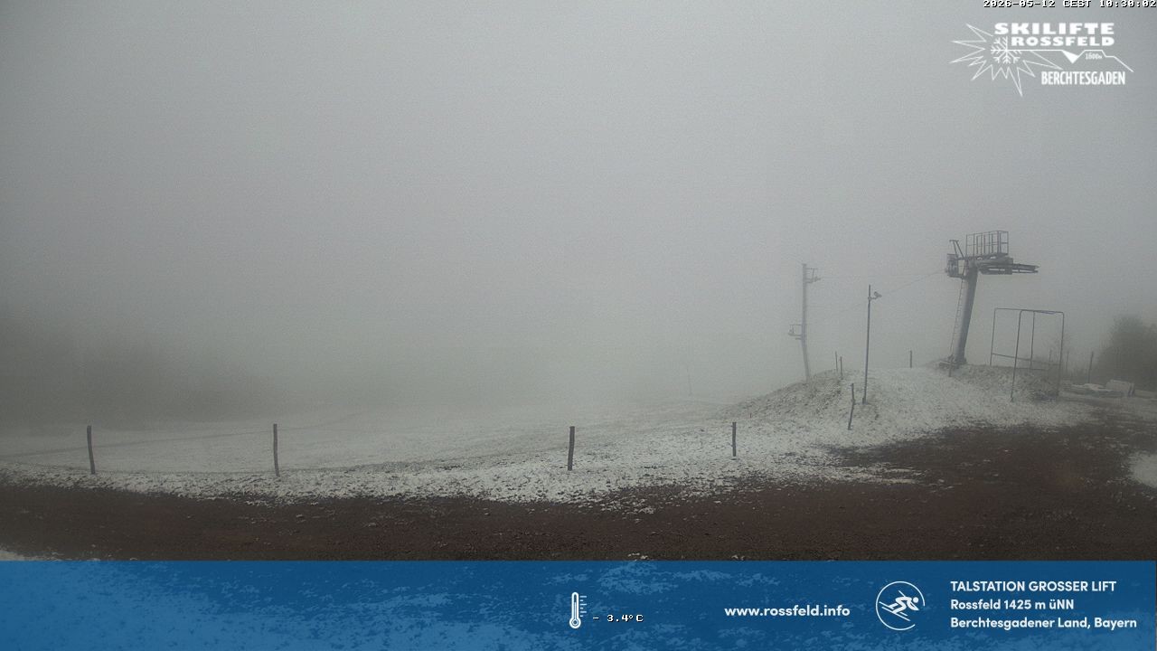 Archiv Foto Webcam Skigebiet Rossfeld: Großer Lift
