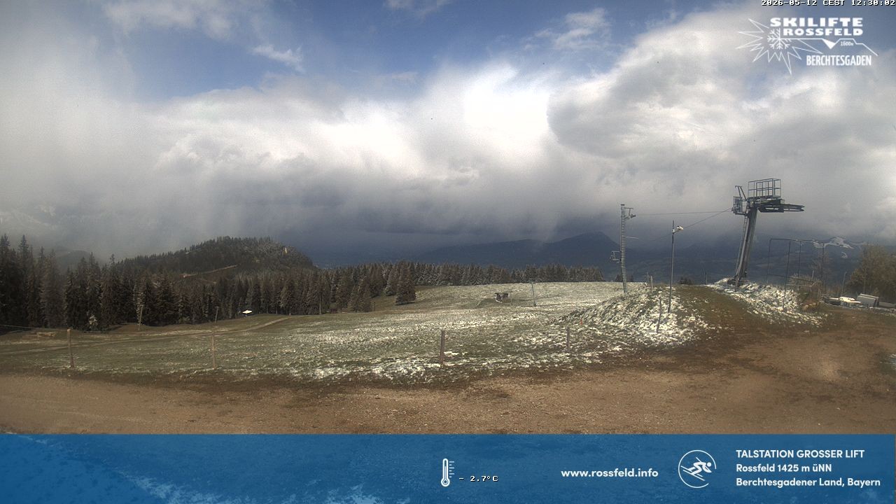 Archiv Foto Webcam Skigebiet Rossfeld: Großer Lift