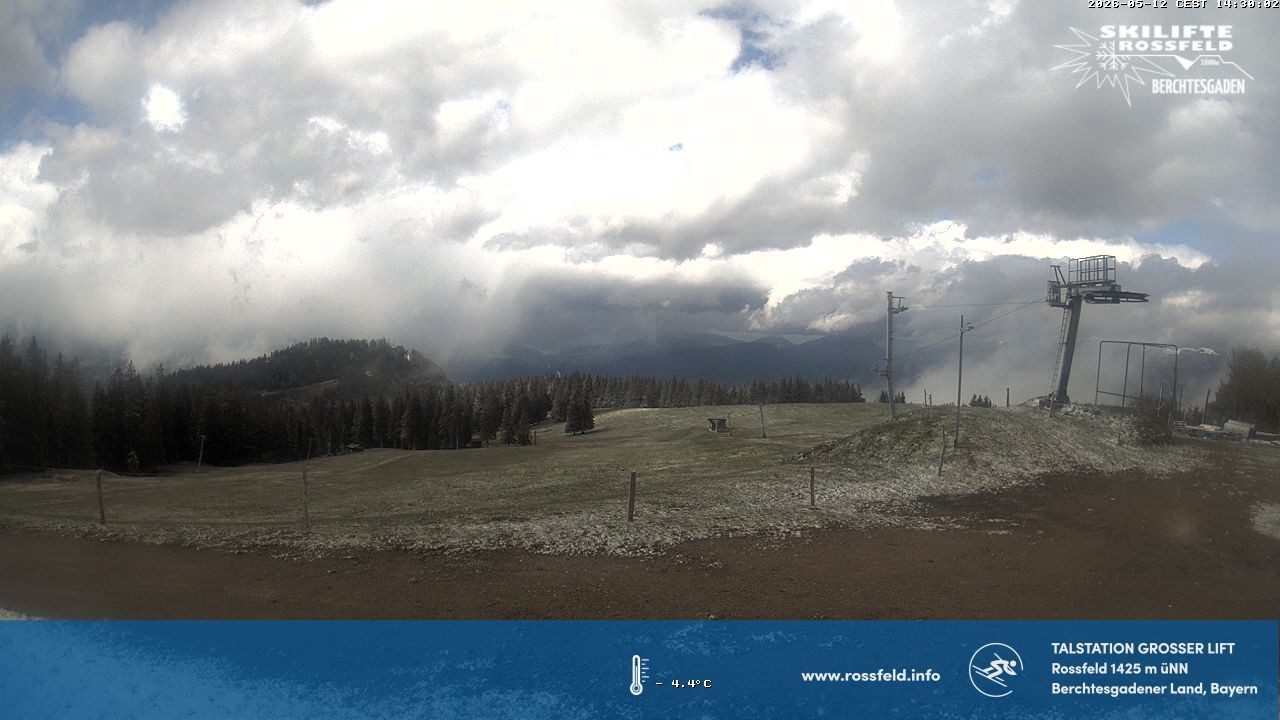 Archiv Foto Webcam Skigebiet Rossfeld: Großer Lift