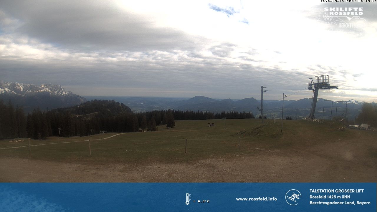 Archiv Foto Webcam Skigebiet Rossfeld: Großer Lift