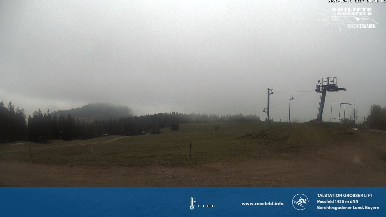 Archiv Foto Webcam Skigebiet Rossfeld: Großer Lift