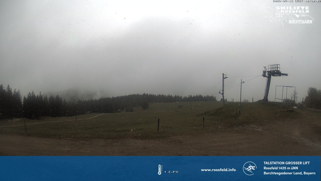 Archiv Foto Webcam Skigebiet Rossfeld: Großer Lift