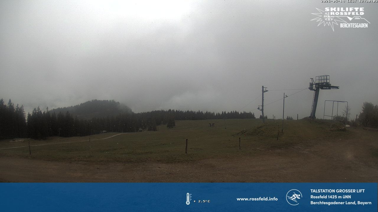 Archiv Foto Webcam Skigebiet Rossfeld: Großer Lift