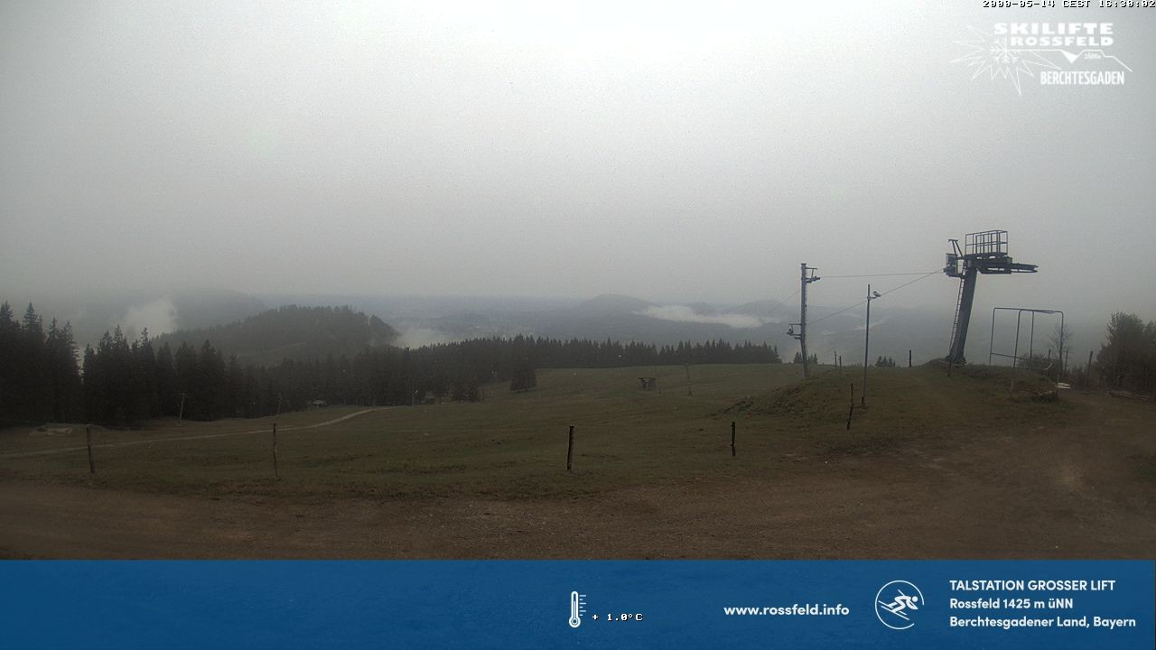 Archiv Foto Webcam Skigebiet Rossfeld: Großer Lift