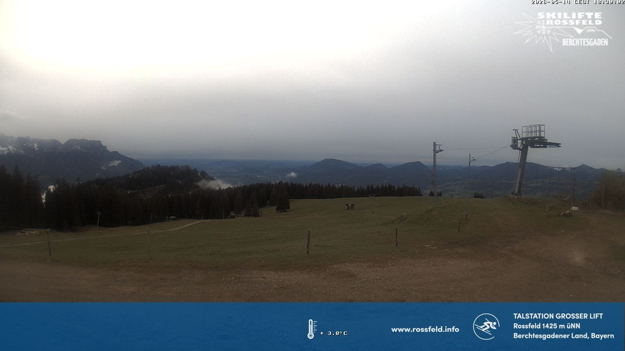 Archiv Foto Webcam Skigebiet Rossfeld: Großer Lift
