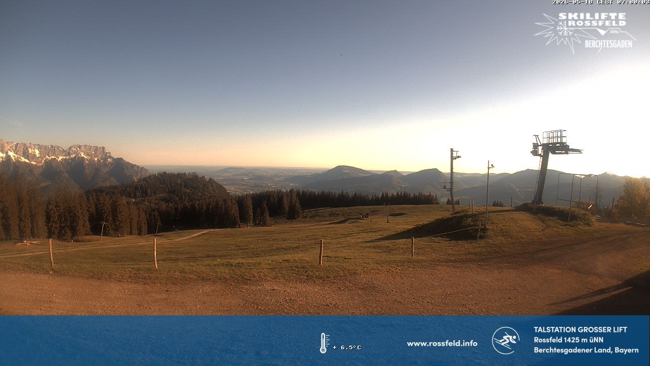 Archiv Foto Webcam Skigebiet Rossfeld: Großer Lift