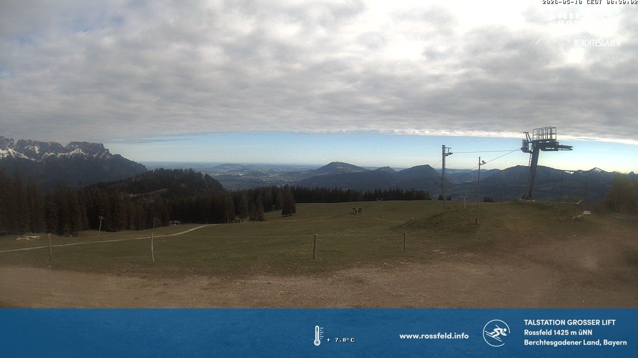 Archiv Foto Webcam Skigebiet Rossfeld: Großer Lift
