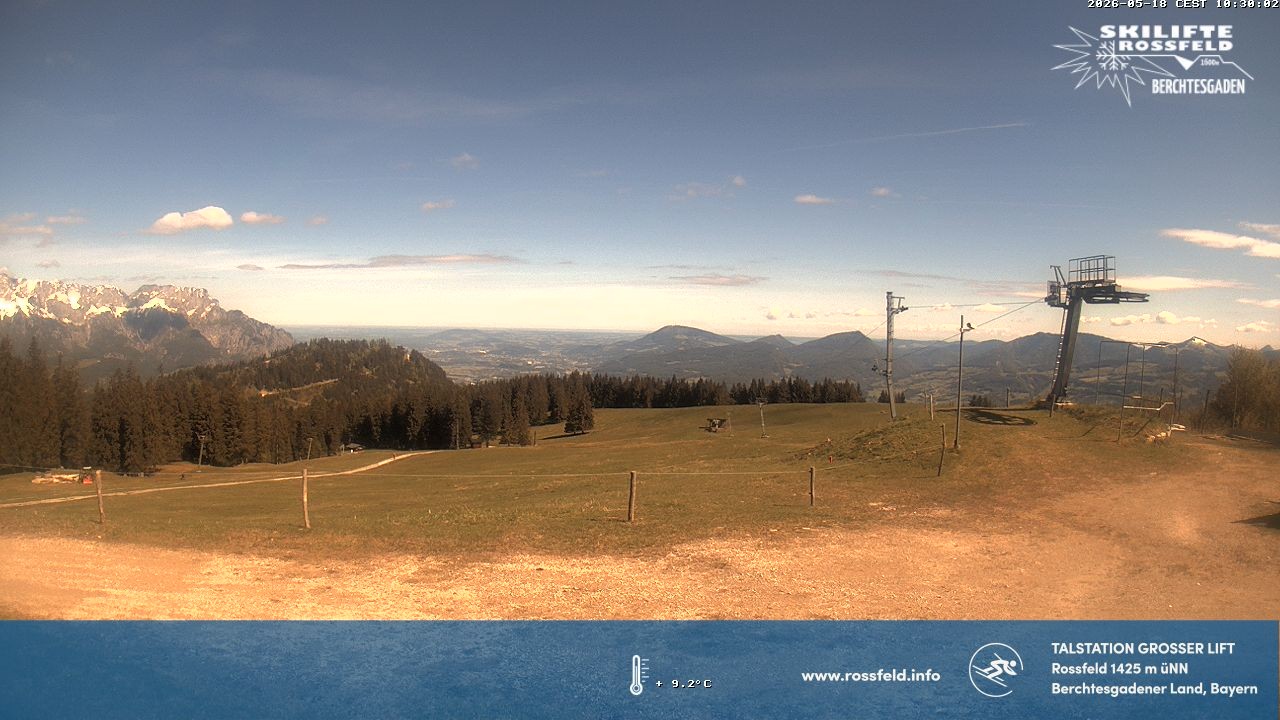 Archiv Foto Webcam Skigebiet Rossfeld: Großer Lift