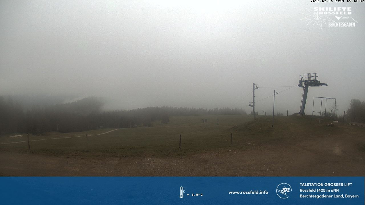 Archiv Foto Webcam Skigebiet Rossfeld: Großer Lift