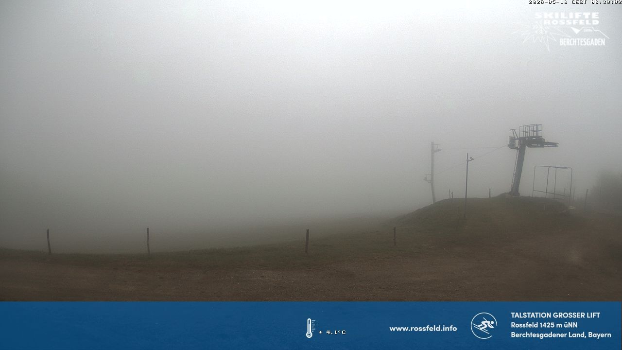 Archiv Foto Webcam Skigebiet Rossfeld: Großer Lift