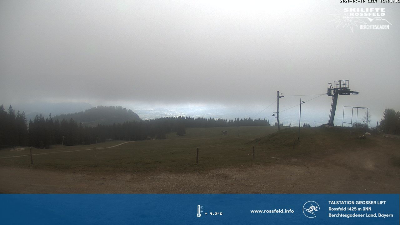 Archiv Foto Webcam Skigebiet Rossfeld: Großer Lift