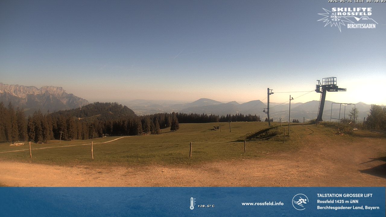 Archiv Foto Webcam Skigebiet Rossfeld: Großer Lift