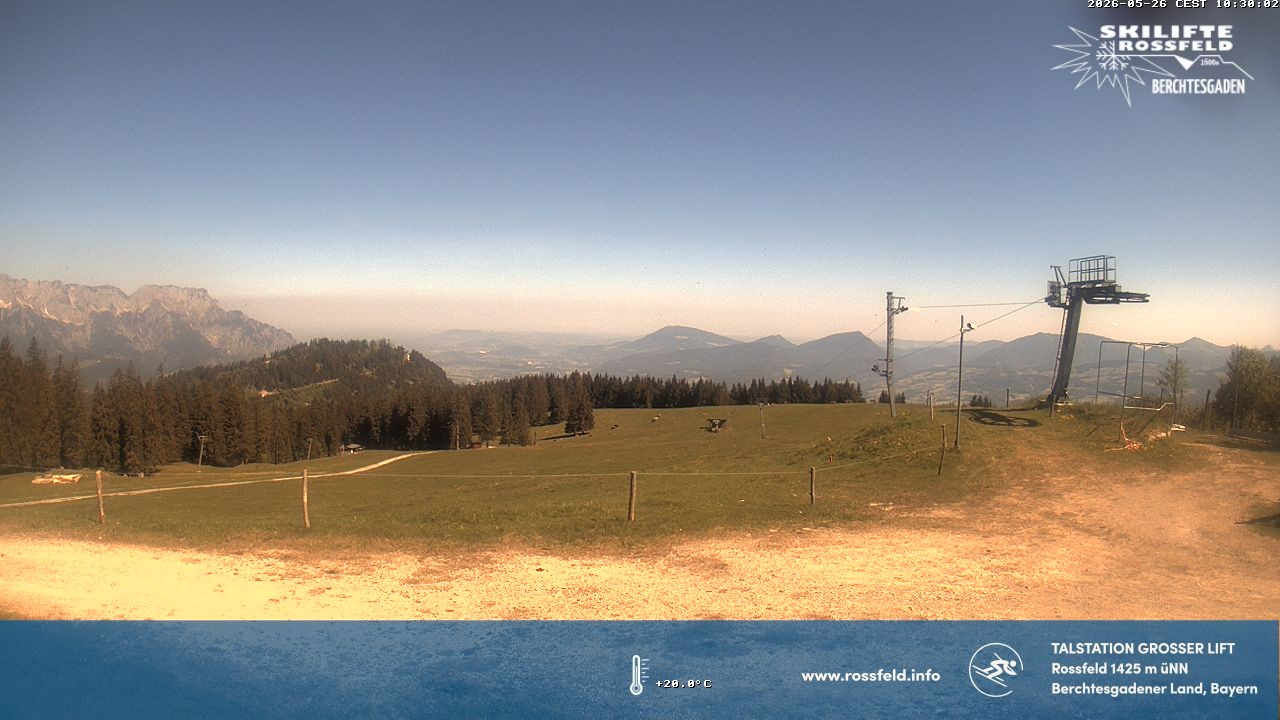 Archiv Foto Webcam Skigebiet Rossfeld: Großer Lift