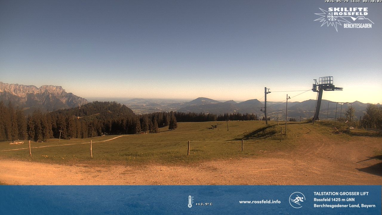 Archiv Foto Webcam Skigebiet Rossfeld: Großer Lift
