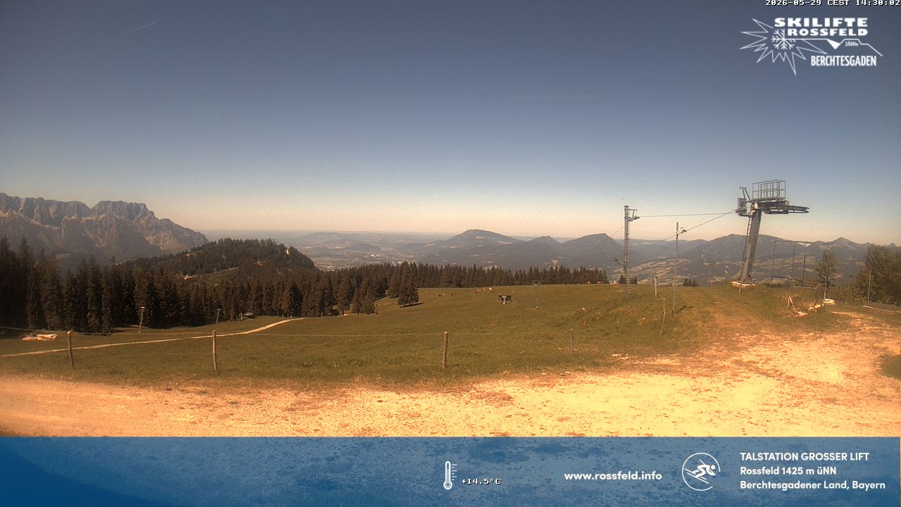 Archiv Foto Webcam Skigebiet Rossfeld: Großer Lift
