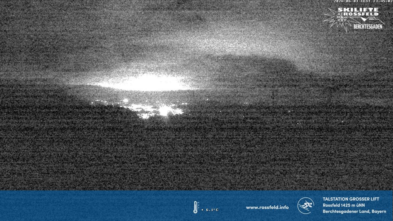 Archiv Foto Webcam Skigebiet Rossfeld: Großer Lift
