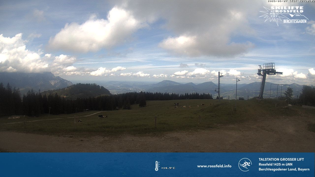 Archiv Foto Webcam Skigebiet Rossfeld: Großer Lift