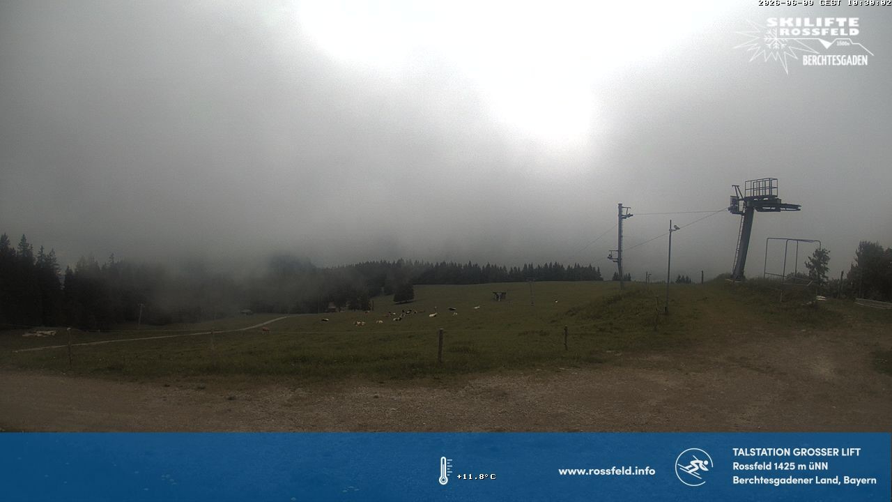 Archiv Foto Webcam Skigebiet Rossfeld: Großer Lift