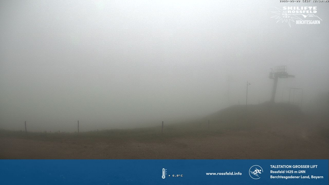 Archiv Foto Webcam Skigebiet Rossfeld: Großer Lift