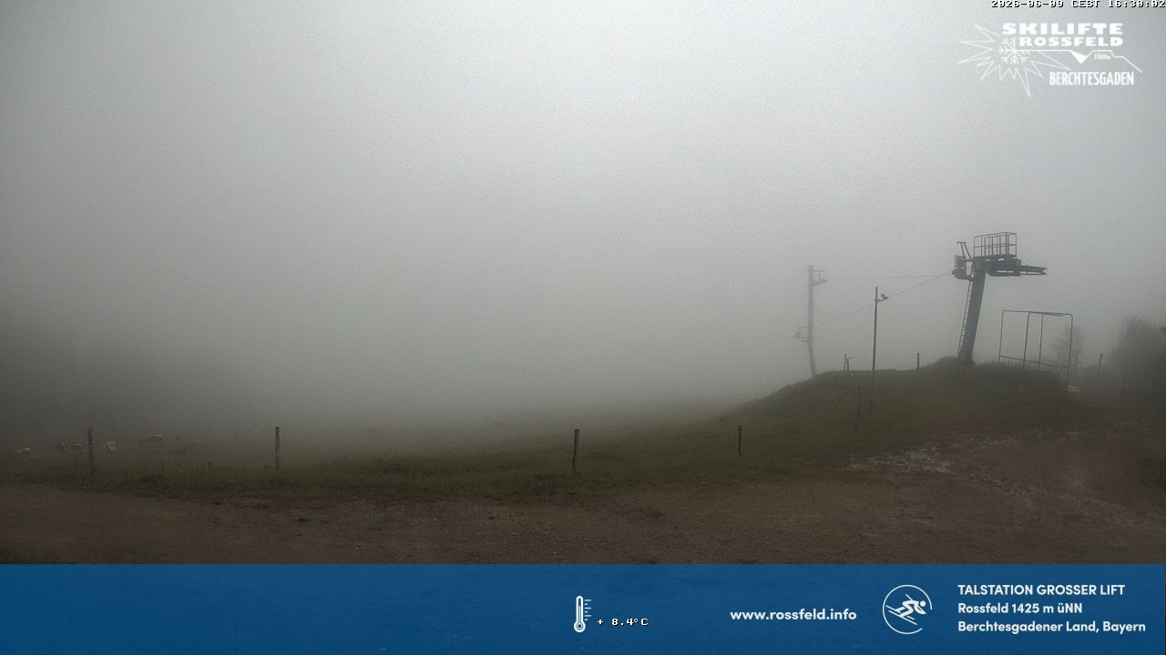 Archiv Foto Webcam Skigebiet Rossfeld: Großer Lift