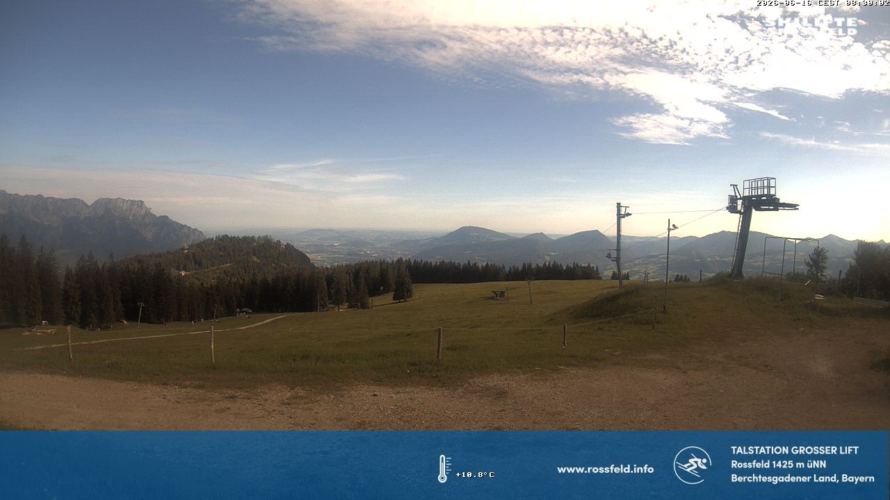 Archiv Foto Webcam Skigebiet Rossfeld: Großer Lift