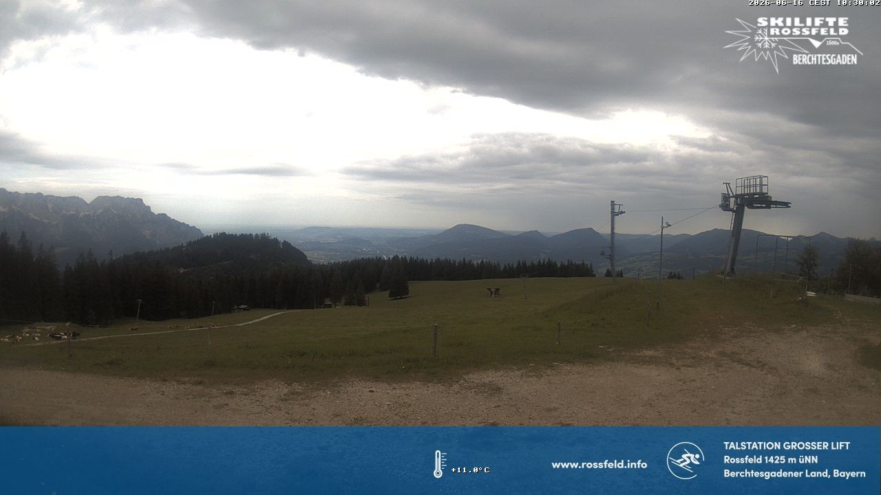 Archiv Foto Webcam Skigebiet Rossfeld: Großer Lift