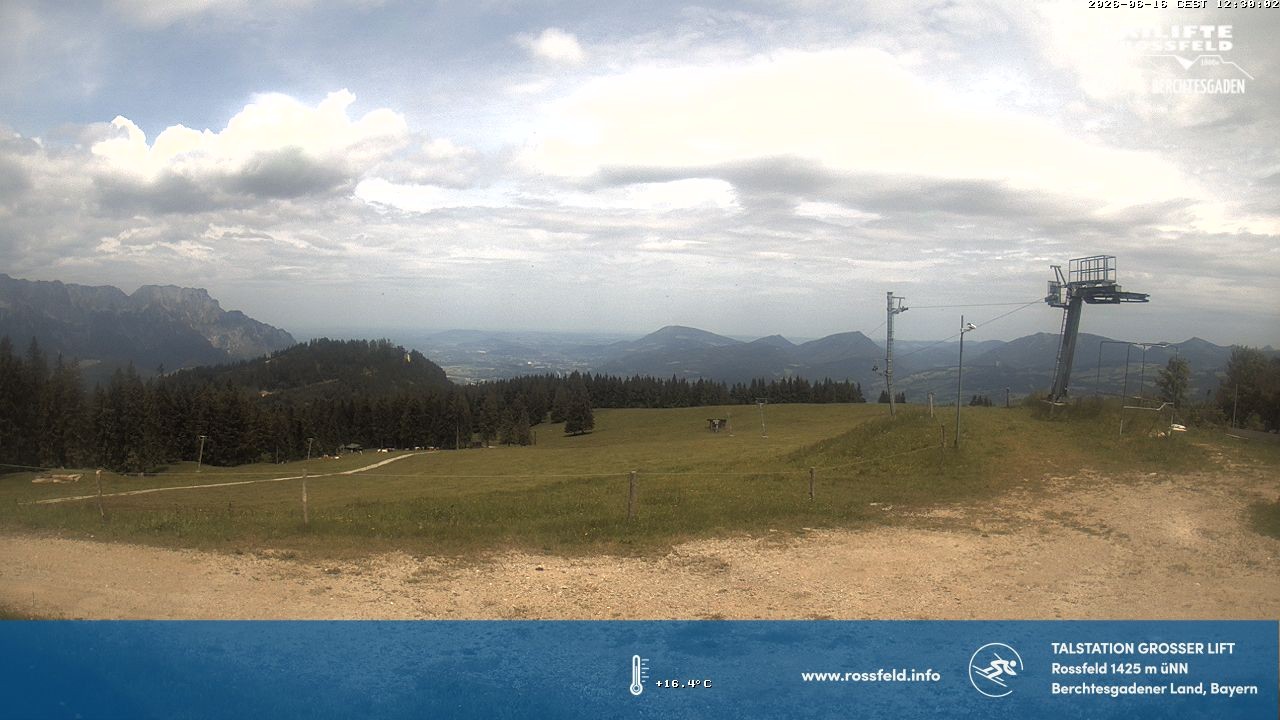 Archiv Foto Webcam Skigebiet Rossfeld: Großer Lift