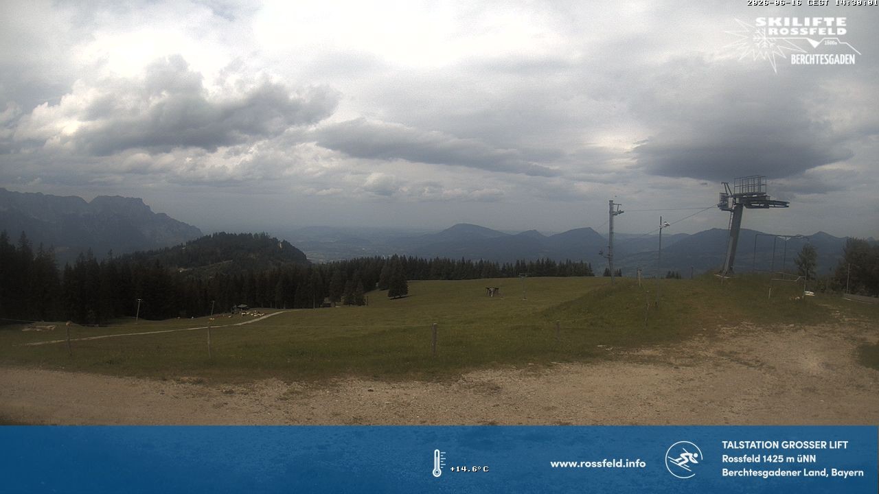 Archiv Foto Webcam Skigebiet Rossfeld: Großer Lift