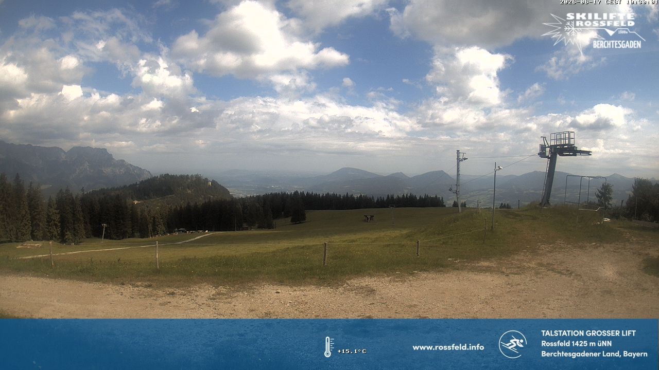 Archiv Foto Webcam Skigebiet Rossfeld: Großer Lift