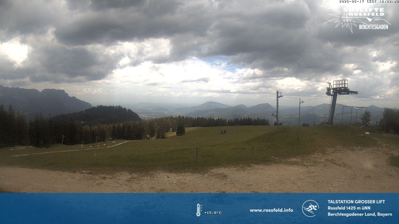 Archiv Foto Webcam Skigebiet Rossfeld: Großer Lift