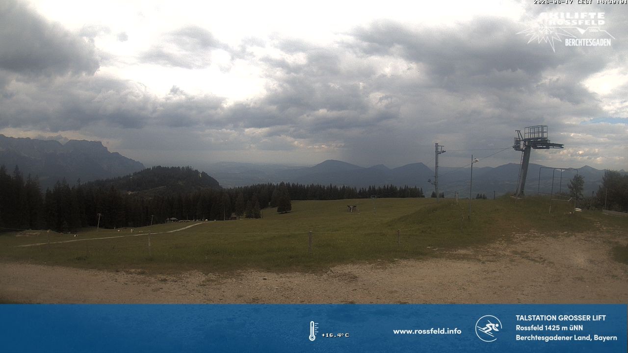 Archiv Foto Webcam Skigebiet Rossfeld: Großer Lift