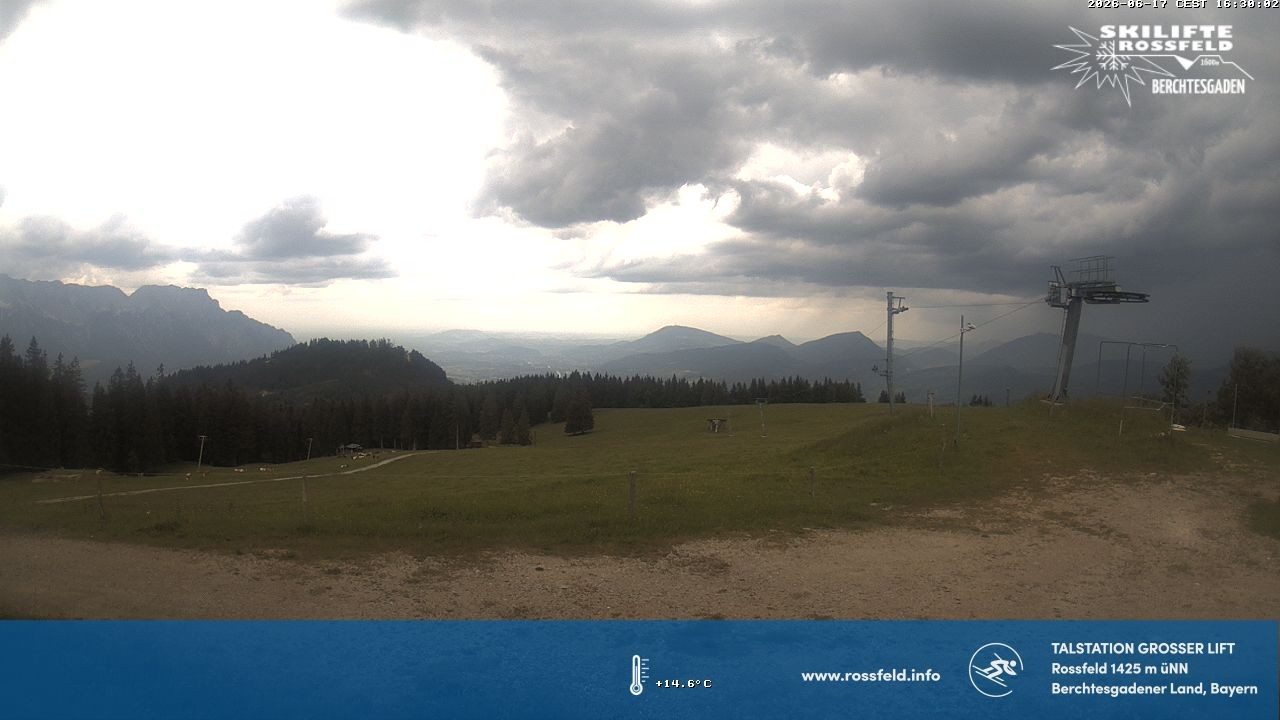 Archiv Foto Webcam Skigebiet Rossfeld: Großer Lift