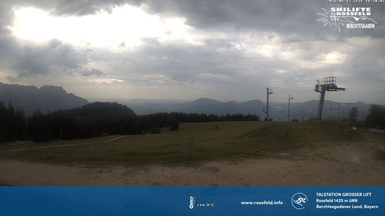 Archiv Foto Webcam Skigebiet Rossfeld: Großer Lift