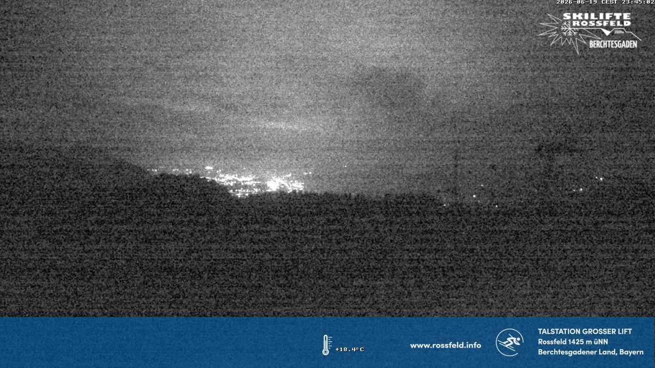 Archiv Foto Webcam Skigebiet Rossfeld: Großer Lift
