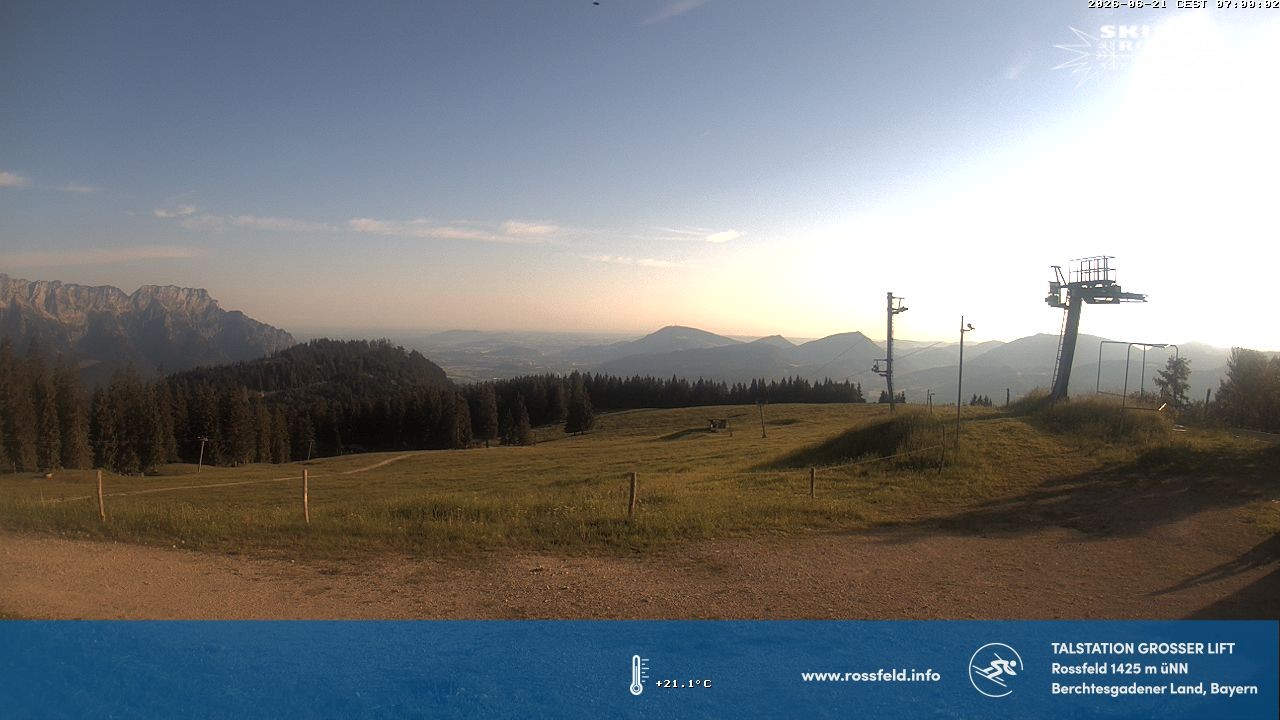 Archiv Foto Webcam Skigebiet Rossfeld: Großer Lift