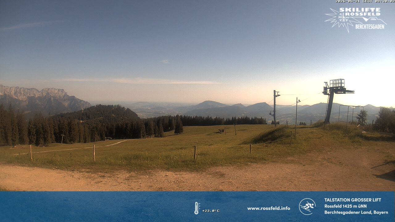 Archiv Foto Webcam Skigebiet Rossfeld: Großer Lift