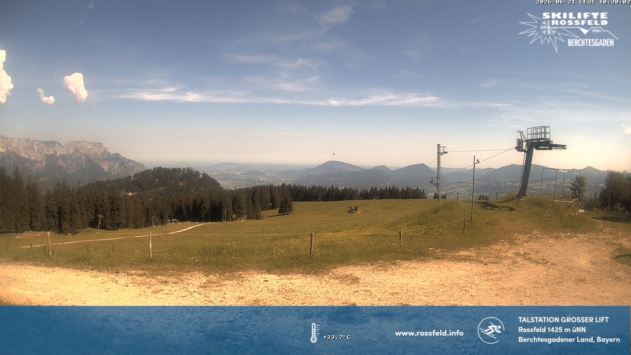 Archiv Foto Webcam Skigebiet Rossfeld: Großer Lift