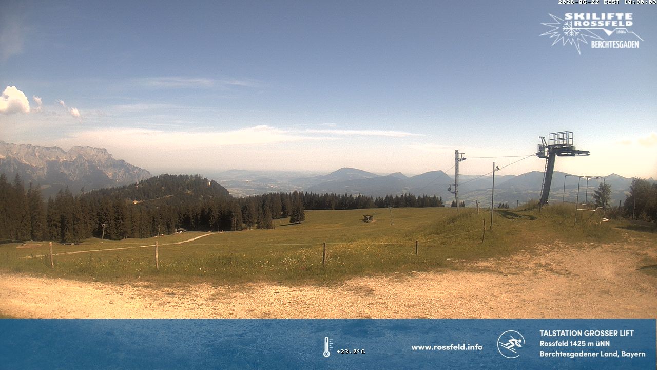 Archiv Foto Webcam Skigebiet Rossfeld: Großer Lift