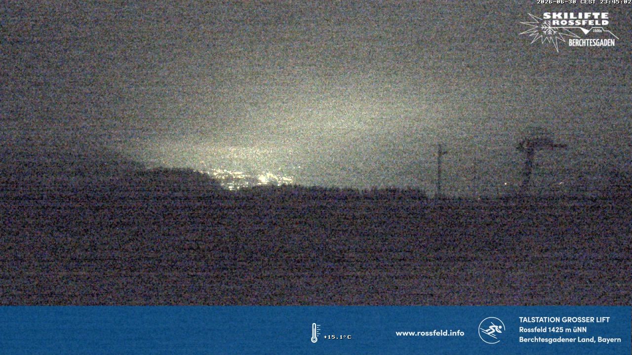 Archiv Foto Webcam Skigebiet Rossfeld: Großer Lift