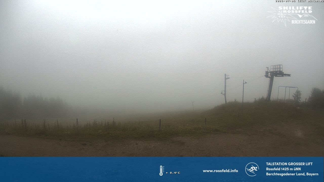 Archiv Foto Webcam Skigebiet Rossfeld: Großer Lift