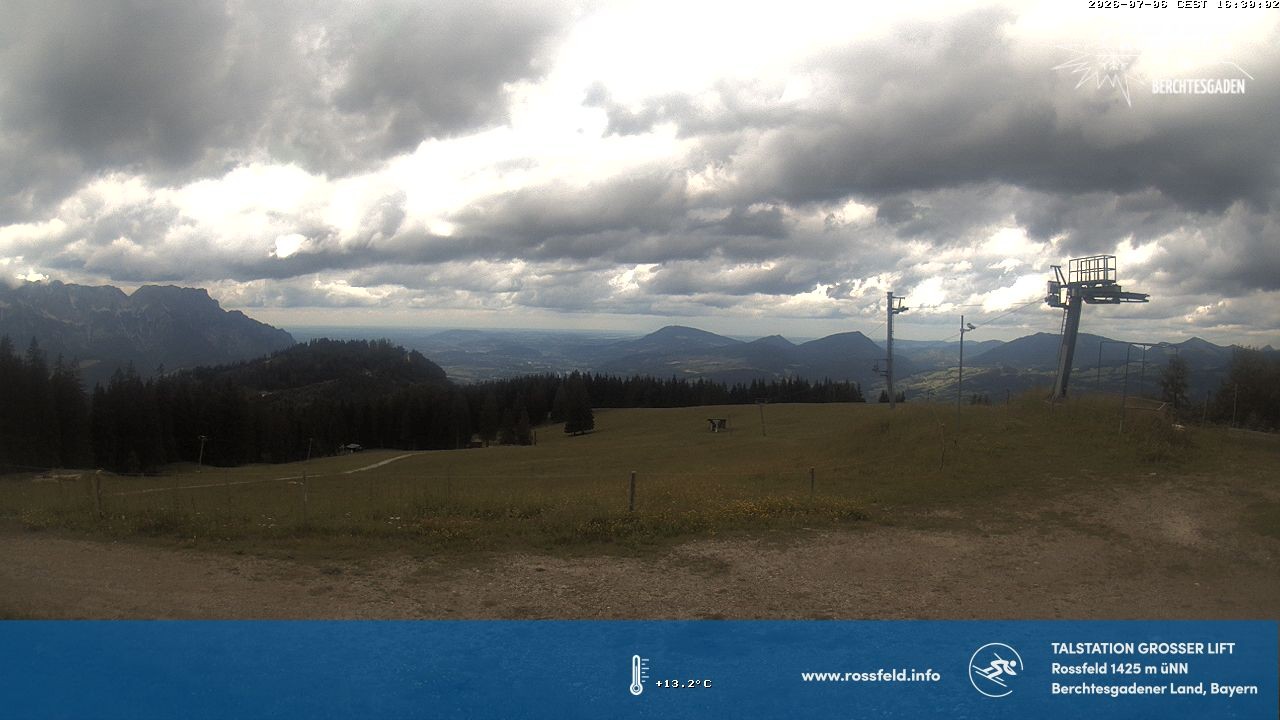Archiv Foto Webcam Skigebiet Rossfeld: Großer Lift