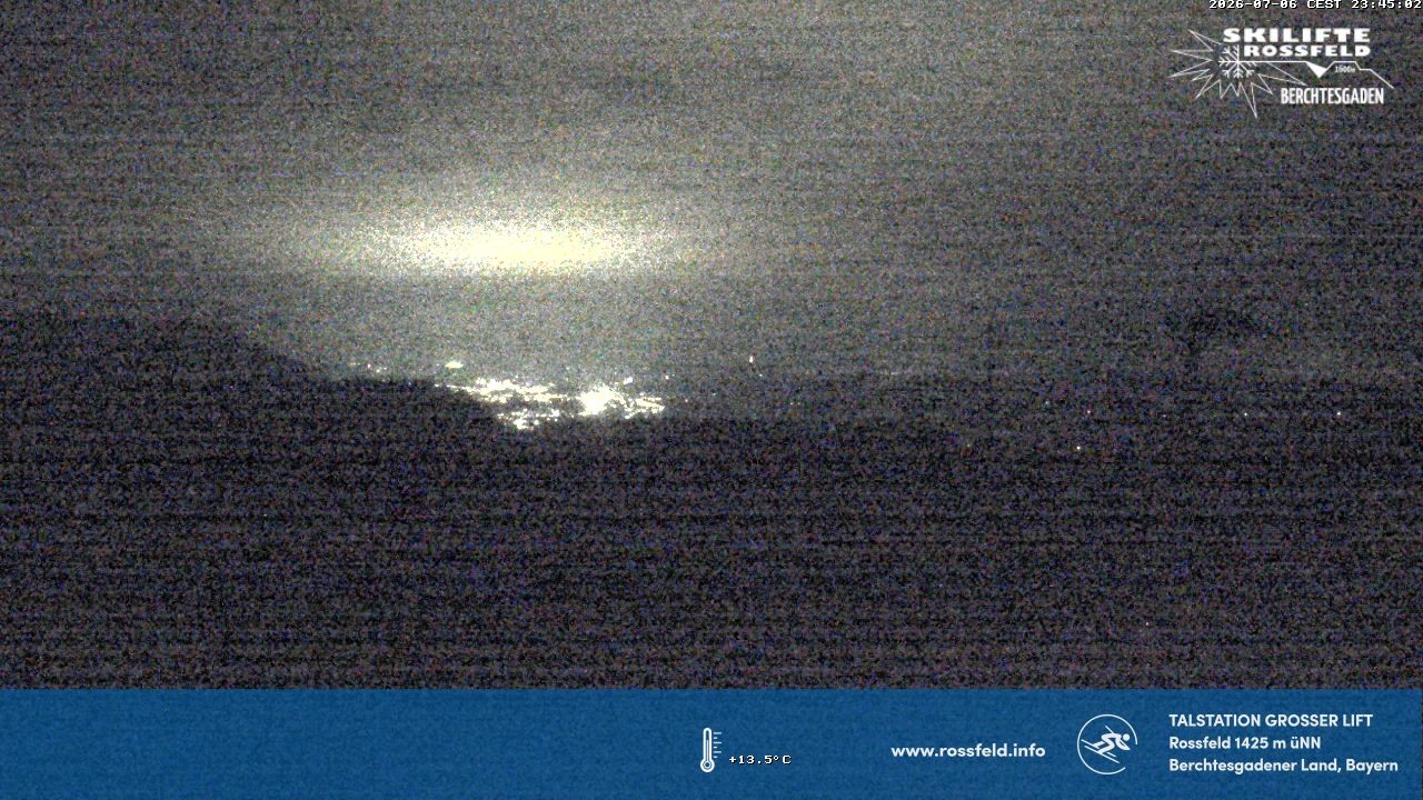 Archived image Webcam Rossfeld ski resort: Großer lift T-Bar