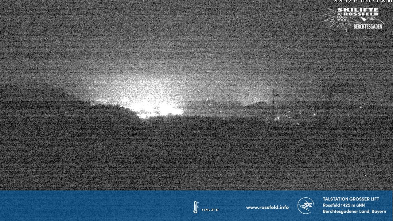Archived image Webcam Rossfeld ski resort: Großer lift T-Bar