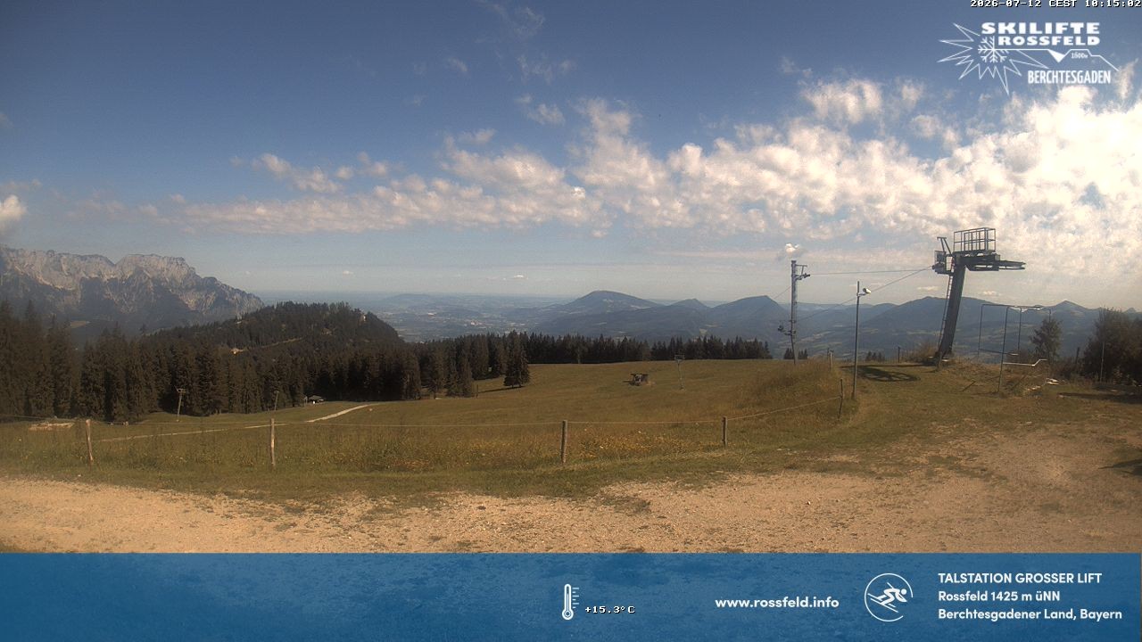 Archived image Webcam Rossfeld ski resort: Großer lift T-Bar