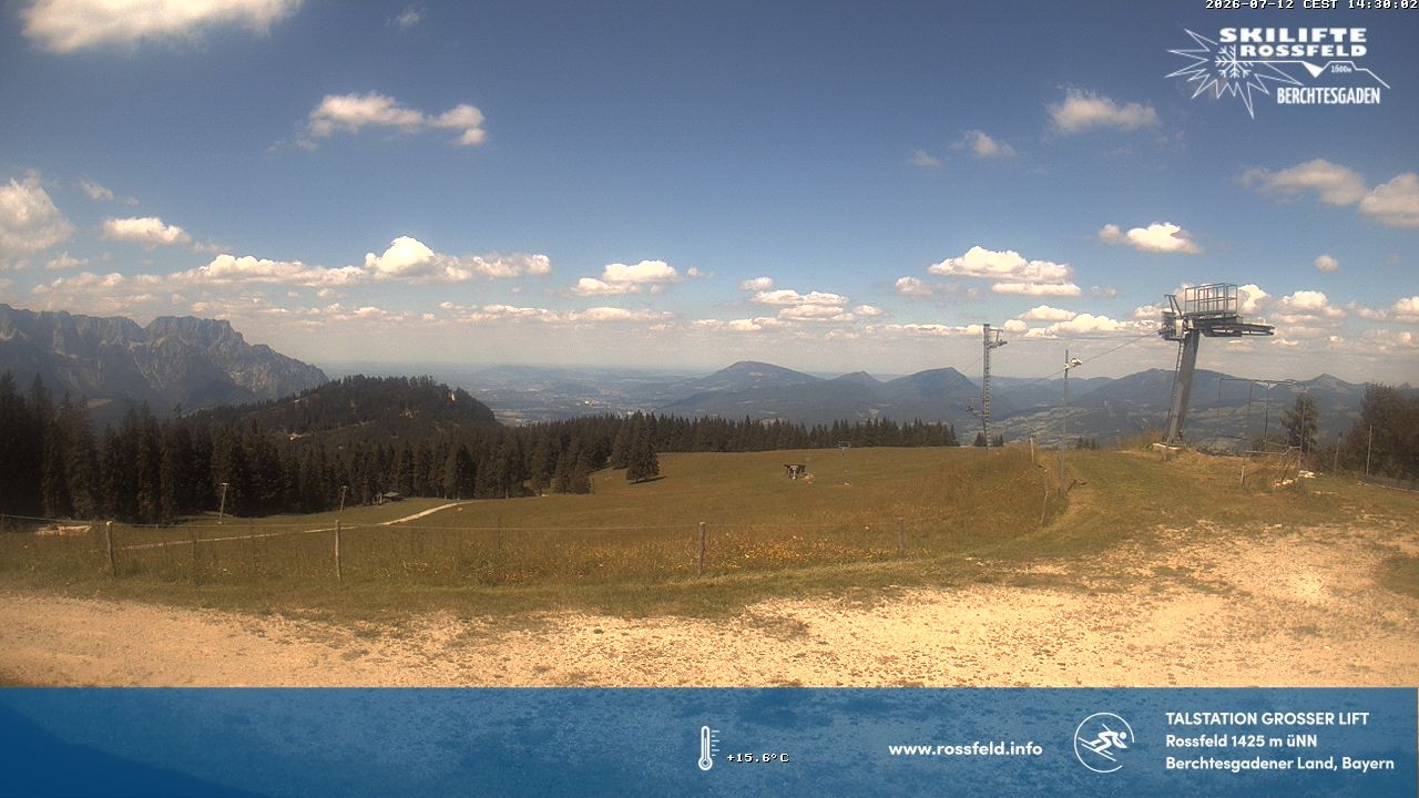Archived image Webcam Rossfeld ski resort: Großer lift T-Bar