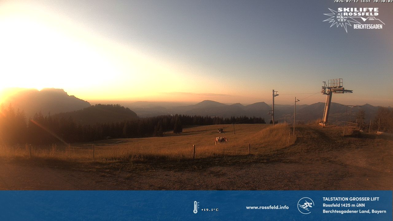 Archiv Foto Webcam Skigebiet Rossfeld: Großer Lift