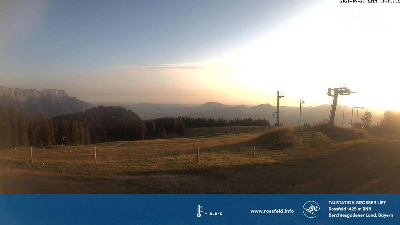 Archiv Foto Webcam Skigebiet Rossfeld: Großer Lift